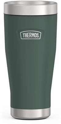 Thermos ICON MUG 0,47 l, vert/forêt mat, gobelet isotherme, 470 ml, en acier inoxydable, 7 h chaud/22 h froid, passe au lave-vaisselle, entièrement étanche, sans BPA