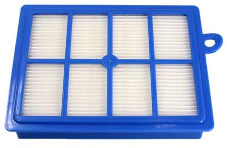TALENTEC home | 1x Filtro HEPA di ricambio compatibile con Philips, Electrolux e altre marche. Filtro per aspirapolvere per polvere, sporco e particelle : H12 : Colore blu e bianco