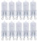 Avfora 10 Pieces of Warm White Frosted Shell G9 Halogen Bulbs 2800K-3000K, Suitable for The Replacement of ovens, cabinets, and Oven Lights 40W-10PCS G9-220V