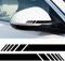 Flaconi Auto Aufkleber,Autoaufkleber Tuning,Auto Aufkleber Streifen,Aufkleber für Auto,Aufkleber für den Rückspiegel,Auto-Deko-Streifen,Geeignet für Auto-Außenzubehör,Rückspiegel-Aufkleber (Schwarz)