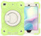 Tablet Cases Kids Case Compatible with iPad mini4/mini 5, with Rotating Handle Stand & Strap Soft Silicon Tablet Cases, Sturdy Shockproof Full-Body Protective Case Tablet PC Case(Matcha Green)