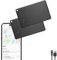 Ucani Geldbörsen Tracker Karte 2er Pack, Wiederaufladbarer Geldbörsenfinder, Find My (nur iOS),Geldbeutel Handy Tracker, IP67 Wasserdicht,Gegenstandsortierer für Gepäckanhänger, Koffer,Telefon(2 Pack)