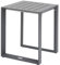 Hespéride - Table d appoint carrée Allure Graphite 44 x 44 x 55cm en Aluminium