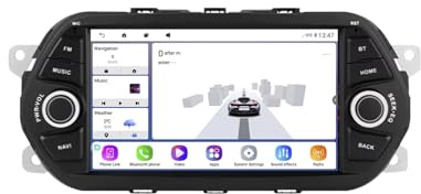 Autoradio Radio Macchina per Fiat TIPO EGEA 2015-2017 9 Inches Android 15 Auto Bluetooth con Schermo Steering Wheel Controls Per, 4Core 2G+32G