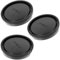 DIGITAL HD Lot de 3 bouchons de protection arrière compatibles pour objectifs Sony Nex E-Mount Rear Cap E-Mount