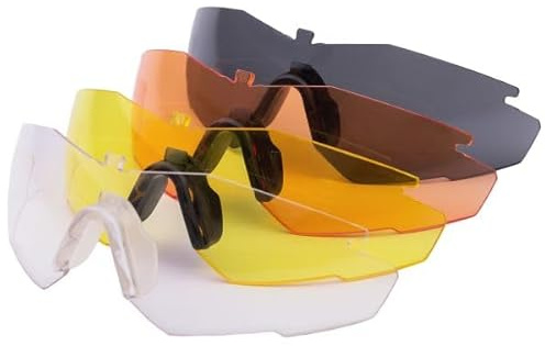 Revision Ersatzglas Stingerhawk schwarzer Nasensteg smoke Glas Größe M