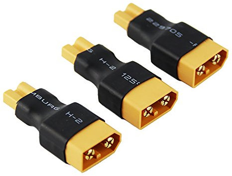 OliYin 3 stücke Männlich XT60 zu Weiblich XT30 Stecker Adapter Konverter Kompakte licht Drahtlose Adapter für Turnigy Drone FPV (Packung 3)