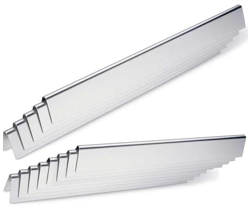 Htanch SG538 (13er-Pack) Edelstahl-Aroma-Stangen Ersatz für Weber 7538 9813 Weber Genesis 1000-5500, Platinum I & II Gasgrills