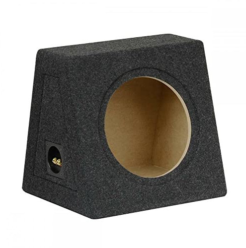 Inex Speaker Subwoofer Enclosure 10 in 25 cm MDF Black Sealed Car Audio Bass Box 20L IX-C1020