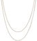 Happiness Boutique Femmes Collier Multi Rangs en Or Rose | Collier Délicat Chaîne Double Bijoux Acier Inoxydable