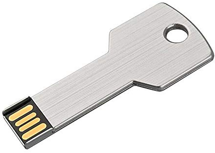 ELLENNE USB-Stick aus Metall, weiß, 64 GB, Speicherplatz A2