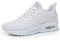 AFFINEST Damen Laufschuhe Sportschuhe Air Atmungsaktiv Turnschuhe rutschfest Leichte Schuhe Stoßfest Outdoor Mesh Sneaker Weiß 36
