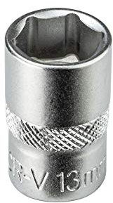 Stecknuss Steckschlüssel Nüsse Sechskant 13 mm 6 Kant 3/8 kurz CR-V