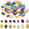 PandaHall Tessere di mosaico Pezzi di mosaico in ceramica Forniture per la decorazione domestica Giardino Arti e mestieri fai da te, 260 g