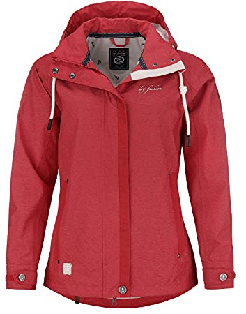 Dry Fashion Damen Funktionsjacke Greetsiel - Outdoor Jacke Damen Reißverschluss Jacke Atmungsaktiv Winddicht Wasserdicht