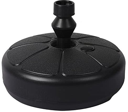 Parkland 13 Litre Black Plastic Parasol Base Garden Beach Patio Umbrella Parasol Sun Shade Weight Stand Holder Garden Patio Outdoor Furniture Accessory