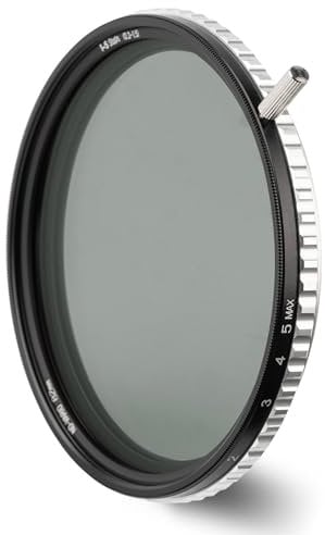 NiSi 77mm True Color Variabler ND Filter 1-5 Blenden (ND2-ND32) VND Vario ND Neutral Graufilter, Optisches Glas mit Multi-Nano-Beschichtung