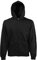 Fruit of the Loom - Hooded Sweat Jacket - Modell 2013 / Black, 3XL 3XL,Black