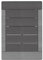 Formidra - DS-Base-GR - Caillebotis pour Douche d'extérieur - Coloris Dark Gray - Résiste aux UV, température de - 30°C à + 70 ° C, à l'eau et aux moisissures et aux termites