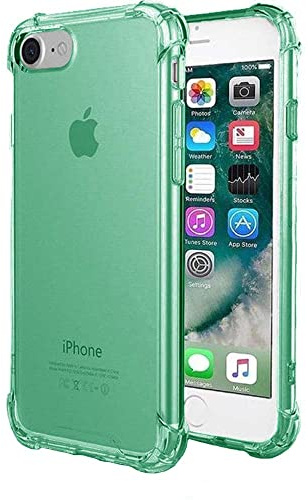 Hülle passend für Smartphonica iPhone 6/6s transparent Silikonhülle - Grün/Back Cover