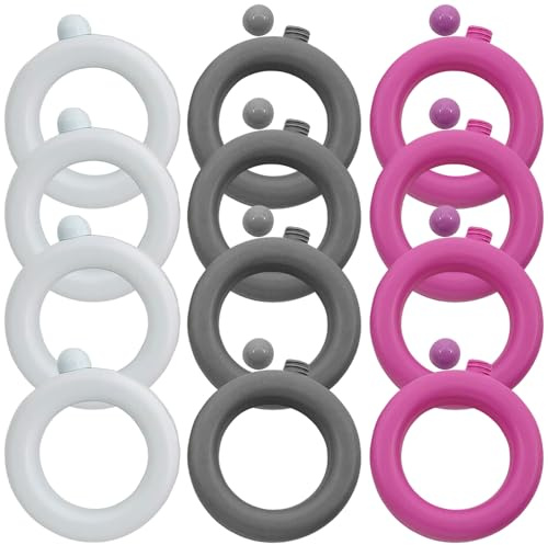 Fun Express 12 Pieces Bracelet Drinking Flasks for Women, BPA Free Plastic, Bachelorette Party Supplies, Multi-Color