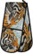 Double Oven Glove Tiger Heat Resistant Double Ovens Mitt Modern Cooking Gloves Potholders