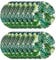 Talking Tables Platos tropicales verdes, paquete de 24 | Vajilla de papel desechable de hoja de palma para fiesta infantil en la selva, tema hawaiano, luau de verano, picnic, palmplates, 24 unidades,