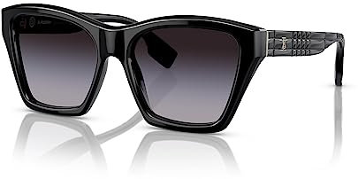Burberry Damen Arden Sonnenbrille, Schwarz