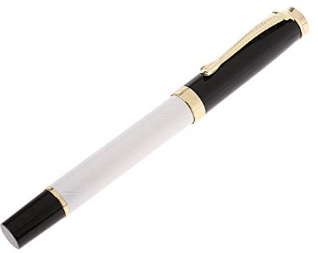 misppro Jinhao 500 White Elegant Rollerball Pen 0.7 Ballpoint Pen Writing Sign Tool
