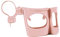MagiDeal Cup Holder Phone Storage Accessories Universal Stable Adjustable Bike Cup Holder Pram Drink Rack, Pink