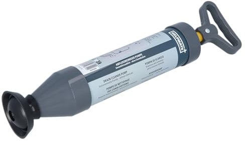 HELPMATE 8099408 Bomba limpiadora de desagües de 60 mm de diámetro, Gris