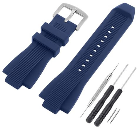 SANDEIN Uhrenarmband kompatibel mit Michael Kors weiches Silikon-Gummi-Ersatzarmband für Michael MK8152 MK8356 Uhrenarmbänder