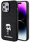 CG MOBILE Karl Lagerfeld Feste Glitzer Hülle Für iPhone 15 Pro Max (Schwarz)