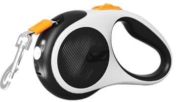 Einziehbare Hundeleine Mit Licht - 3m/5m Ausziehbare Leine für Kleine, Mittelgroße und Große Hunde Bis 30 kg