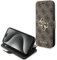 Guess GUBKP15X4GMGBR Hülle für iPhone 15 Pro Max 6.7 braun Book 4G Metal Logo