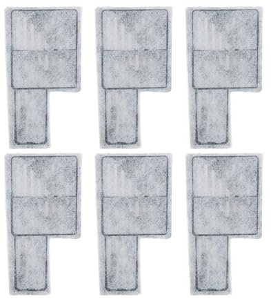 LT Easiyl 6 x Aquariumfilter für Aquarien, Innenfilter, Ersatzfilter zum Aufhängen mit eingebautem Filter, Baumwolle, DTXP-03/DTXP-03B