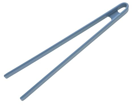 Wiltshire Silicone Kitchen Tongs 29cm, Cooking & Serving Tongs, Salad & BBQ Tongs, Heat-Resistant Utensil, Non-Stick, Non-Scratch, Petrol Blue, 29x6.3x1.5cm