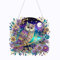 Generisch Diamond Painting Eule Fensterbilder, Tier DIY 5D Doppelseitiges Kristall Diamant Malerei Windspiel, Anhänger Bastelset Diamanten Painting Erwachsene für dekorationen