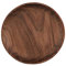 GREENADSCAPE 1Stk Essteller aus Holz Sushi-Serviertablett Tisch tablett Geschirr Tablett Obsttablett Obstteller Holz tablett holzpallets Snack-Tablett Snackteller Schwarze Walnuss Coffee