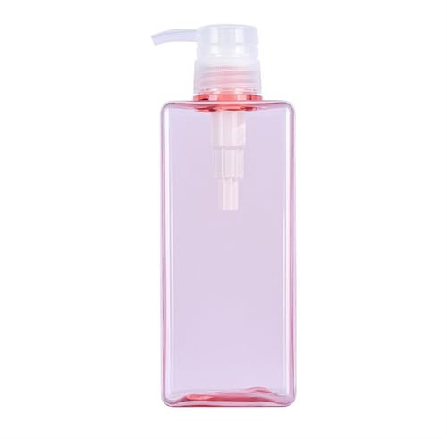 PBENO seifenspender Quartett-Lotionsflaschen, Spenderflaschen, Haushalts-Plastikshampoo, Duschgel, Händedesinfektionsmittel, Leere Flaschen seifenspender Bad(Pink)