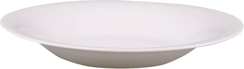 Best House | Opalware Bowl Set | 6 Pcs | 8.5/21.5 cm X 3.7cm Height | White | Pasta Salad Fruit Soup Bowl Set | White | Microwave, Oven, and Dishwasher Safe, Serving Dinner Bowl Dinnerware Set