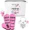 SREBIWO 3 Stück Set Geschenke für Mama Socken Lustige Muttertagsgeschenk für Mama Mutter inklusive Kosmetiktasche Schlüsselanhänger Mama Geburtstagsgeschenk für Mama Beste Mama Geschenk Muttertag