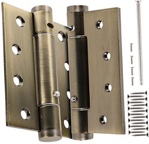 Tofficu 2stücke Federscharnier Für Tür Außen Selbstschließendes Türscharnier Aus Robustes Türscharnier Für Schwere Beanspruchung Einfache Montage Für Kellertüren Badezimmertüren Und Waschk