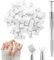 Debbery 100PCS Nail Sponges for Ombre with 1 Metal Grabber, Nail Sponge for Gradient Nails Salon, Used to Create a Variety of Gradient Nails Art Patterns