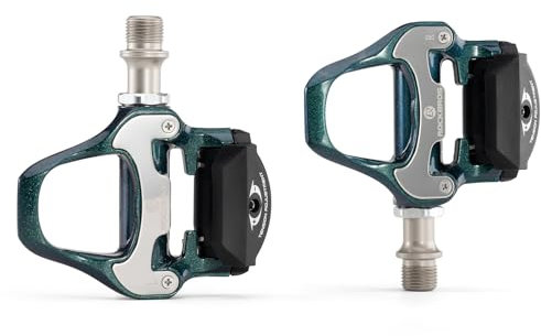 ROCKBROS Klickpedale SPD, Rennrad Pedale aus Aluminiumlegierung mit Einstellbarer Spannung, Versiegelte Lager, CrMo-Achse, Cleats Inklusive, Langlebig, rutschfest, für Straße & Training