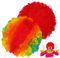 FRCOLOR 2 Stücke Bunte Clown Perücken Lockige Karneval Perücke für Frauen Halloween Kostüm Zubehör Einfache Handhabung Unisex