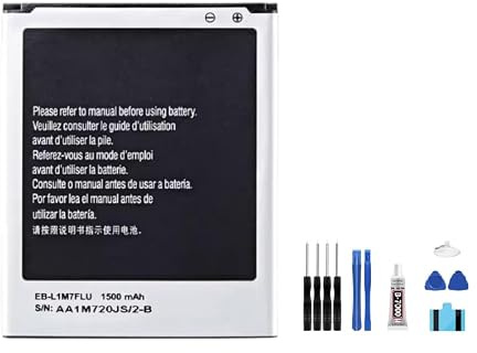 Generic Akku EB-L1M7FLU 1500 mAh 3,8 V kompatibel für Galaxy S3 Mini GT-I8190 i8160 I8190N GT-i8200 S7562 G313 Handy-Akku
