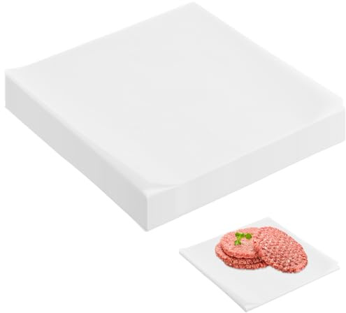 200 Stück Backpapier Zuschnitte Pergament Backpapier Butterbrotpapier | 15 * 15cm Pergamentpapier Ungebleichtes Backpapiers Zuschnitte zum Kochen Grillen Dampfgaren und Airfryer