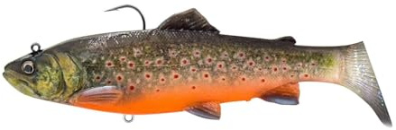 Savage Gear 3D Trout Shad 17cm 90g Fast Sinking Clear Rainbow Trout Gummifisch
