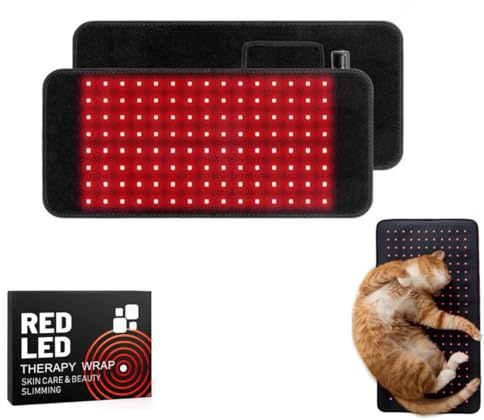 Semveo Rotlicht-Therapiematte für Haustiere Infrarot Rotlicht 660nm & 840nm, Sichere Wärmetherapie für Hunde und Katzen mit einfacher Anwendung zu Hause, Haustierwärmetherapieprodukt